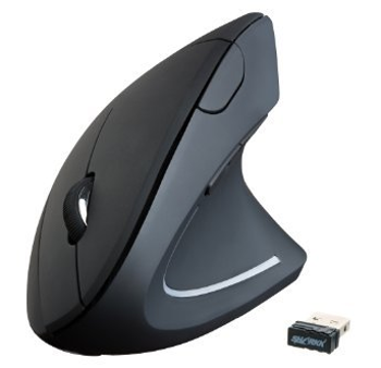 Sharkk Vertical Wireless Ergonomic Mouse High Precision w/5 Buttons
