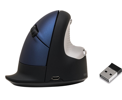 EV Vertical Wireless Ergonomic Mouse Adjustable DPI -Large